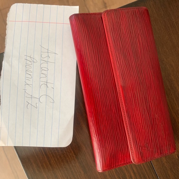 Louis Vuitton Handbags - SOLD Authentic Louis Vuitton Epi leather wallet